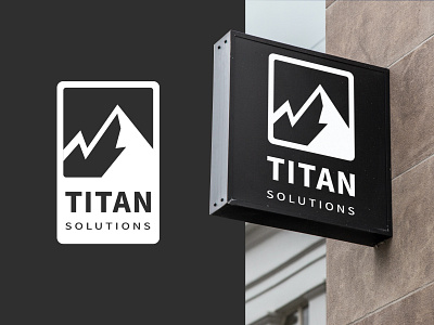 Logo Design for Titan Solutions branding business design industrial logo
