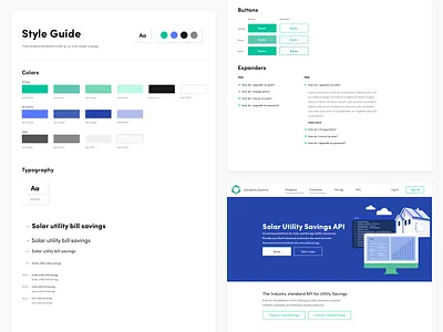 Switch Solar Style Guide branding design styleguide ui ux vector