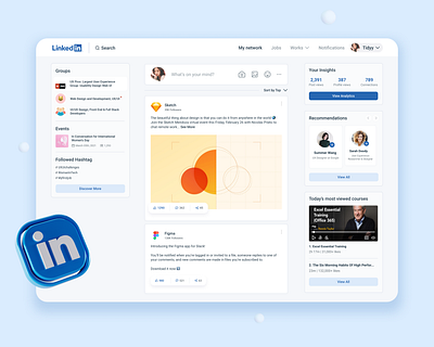 LinkedIn Re-design cv interface job application job search web job seeker job site linkedin network social social network ui ui ux ui design web design website design