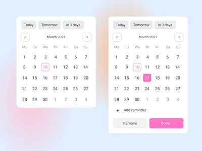 Calendar calendar calendar design calendar ui challenge daily 100 challenge daily ui dailyui dailyuichallenge design