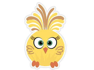 Easter baby chicken animal art bird cartoon cat cute easter eyes face fun happy illustration isolated nature owl sky smile smiling summer yellow