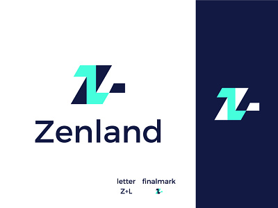 Zenland brand brand identity branding design develop graphic design logo logo design minimal modern typography