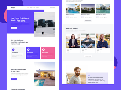 Jagga – Real Estate Elementor Template Kit agency website blog clean creative design e commerce minimal reading real estate real estate agency real estate agent web website design wordpress