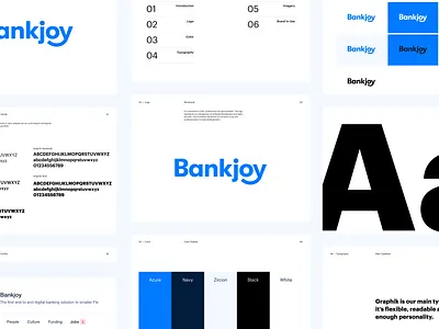 Bankjoy – Brand Guidelines brand guidelines branding hand lettering identity logo design logotype type typography wordmark