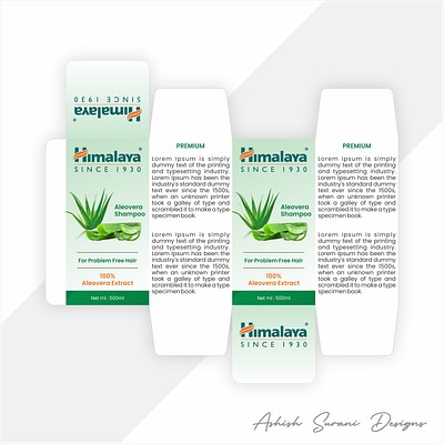 "Aloe Vera Shampoo Packaging | Clean & Nature-Inspired Design 🌿 branding design graphic design illustration logo vector