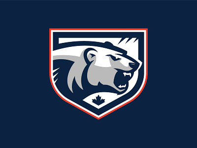 Parkland Jr. Maulers bear brand branding canada canadian design hockey hockey logo ice leaf logo mascot mascot logo matthew doyle polar bear sport logo sports team vector youth