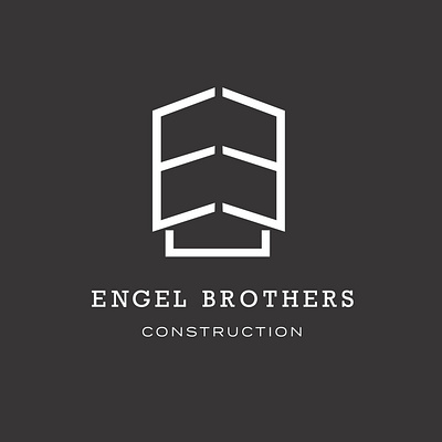 Engel Brothers Construction - Unchosen Logo brothers construction construction company construction logo contractor house house logo