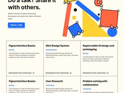 Figma Talk figma illustration patterns website