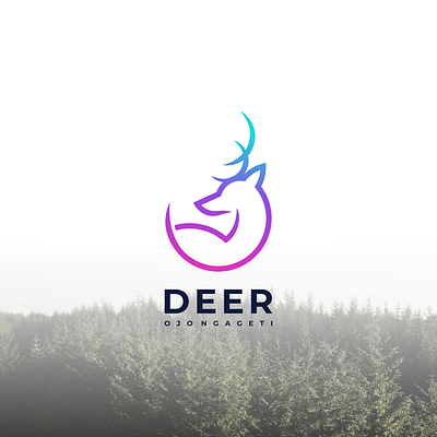 deer brand design branding corporate branding design illustration logo logo design logodesign minimal vector