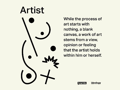 What's the difference between designer and artist? art direction artist brand brand design brand identity branding design graphic design identity design logo visual identity