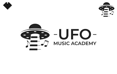 ufo music academy academy affinity designer black and white music negative space ufo
