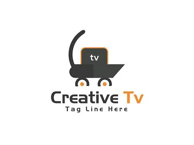 TV Logo design icon base logo illustration logo