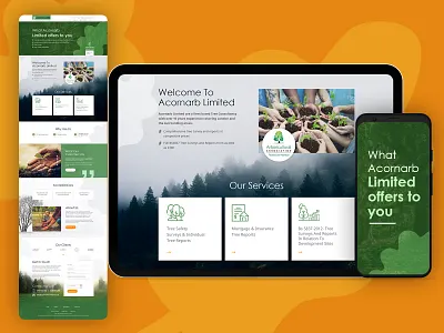 Acornarbsurveys branding design graphic design typography ui ux vector web website