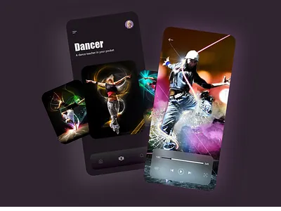 Dance App Design android app app design design dribbble minimal ui uidesign uidesigner uiux user experience user interface ux uxdesign uxdesigner