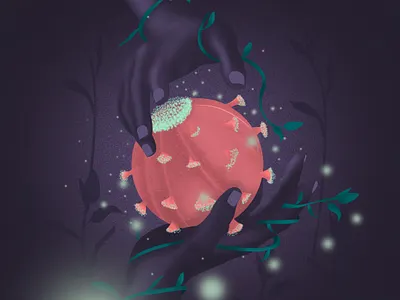 THE DEADLY FLOWER adobe adobe photoshop design dribble dribbleartist illustration