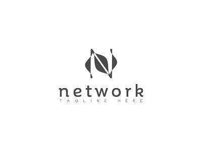 N Network logo design 2020 trend brand design design flat logo logodesign logotype minimalist network logo new night nlogo typography