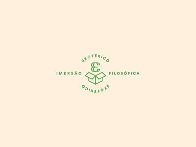 Exotérico books brand brand design branding design design de marca exoteric logo logotipo marca philosophy philosophy brand subscription box