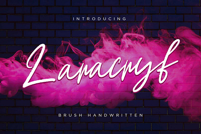 Laracryf Brush Handwritten branding brush calligraphy handwriting handwritten logo quotes script signature typography