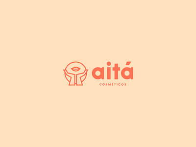 Aitá beauty beauty brand brand brand design branding cosmetics cosmetics brand cosmetics logo cosméticos design design de marca logo logotipo marca typography