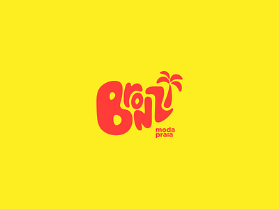 Bronzí beach beachwear brand brand design branding coconut tree design design de marca fun logo logotipo marca moda praia playful summer typography