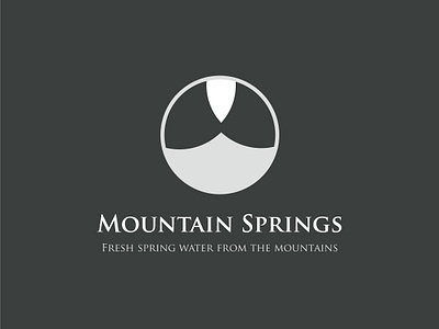 Montain Springs logo logo design logodesign logos logotype minimal minimalism minimalist minimalist logo minimalistic