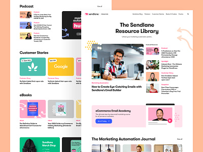 Sendlane - Resources articles b2b bbagency blog branding customer stories design development email marketing podcast product design resources saas ui user experience ux visual identitiy web design webflow website