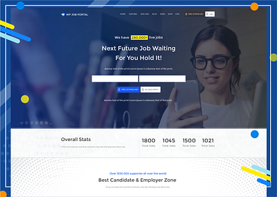 online job portal design job job application job board job listing jobs jobseeker jobsite website