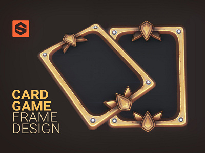 Substance Designer (no bitmaps) Card Game Frame Design / GUI 3d texturing card card design card game card games cartoon game design game ui gui hand painted madewithsubstance rpg gui rpg ui stylised substance substance designer substancedesigner texturing tutorial video