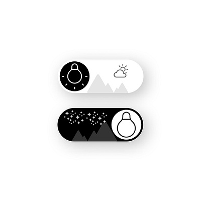 Toggle Switch app dailyui dailyui015 dailyuichallenge dark design designs developer illustrator light minimal switch toggle button ui ui design ux web design