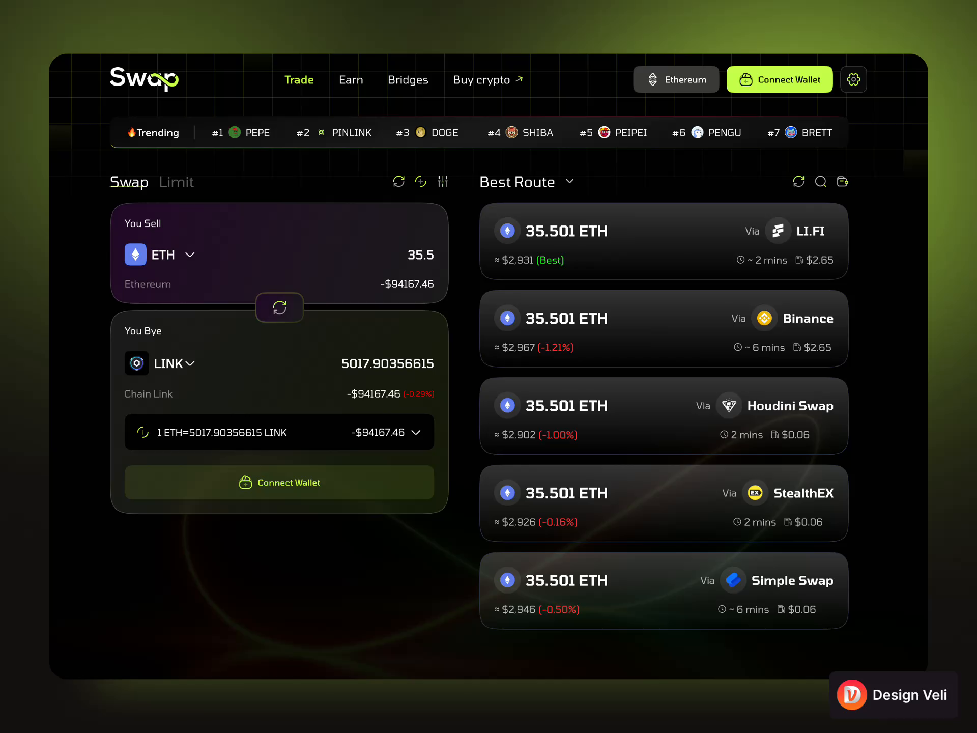 Neon Swap | Crypto Currency Swap by Sagor Shopon 🔥 for Design Veli on  Dribbble