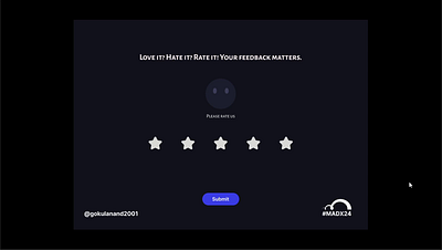 Rating screen animation animation interaction design prototype ui