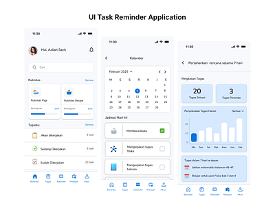 Task Reminder App! branding graphic design ui