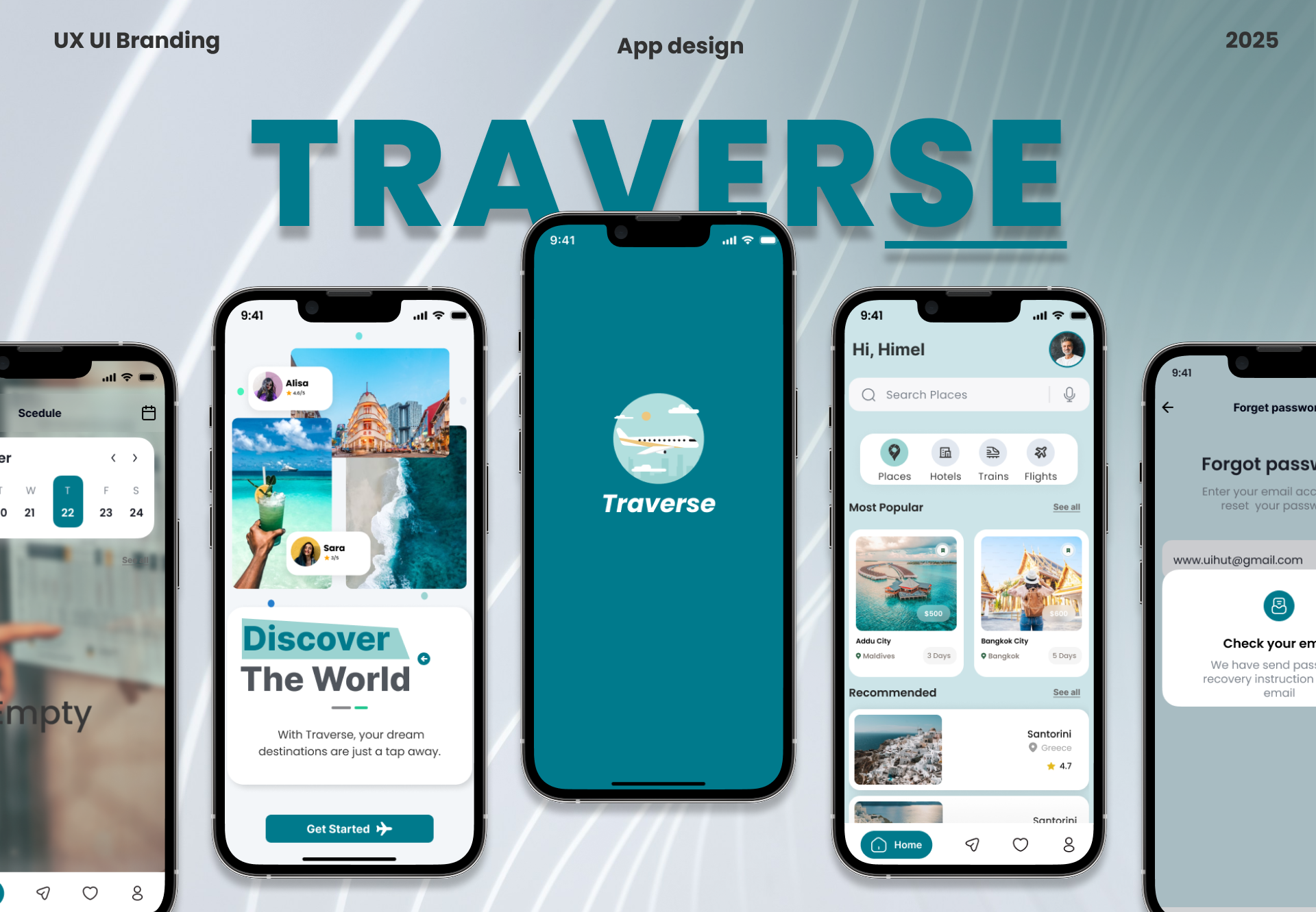 Traverse – A Seamless Travel Booking Experience animation motion ui