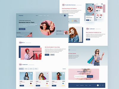 E-commerce Web clean ecommerce ecommerce design fashion landing landing page landing page design online shop online store shop store trend ui ui design uiux uiux design web web design web ui website