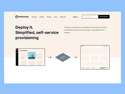 A trendy and fun website for Bindtuning ✨ animation bright clean colorful design flat illustration interaction interface microsoft motion