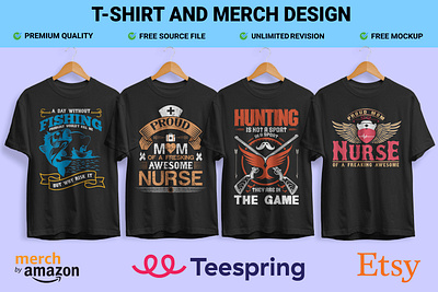 T-shirt design bulk tshirt custom tshirt design design fishing t shirt hunting t shirt design mom tshirt nursing tshirt papa t shirt tshirtdesign tshirts typography typography design