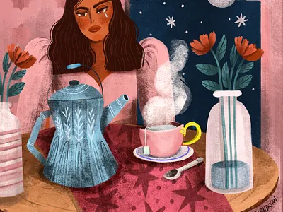 TEA-RS character design illustration