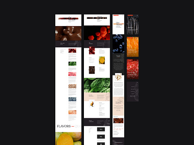 OSFF branding branding and identity branding design digital distort distorted distortion flavours fruit red transition water wave website website design webstie