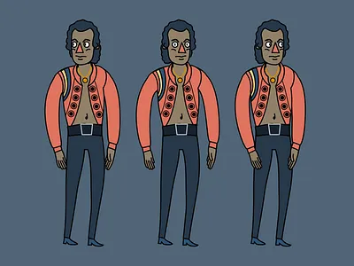 Miles Davis character character design design illustraion