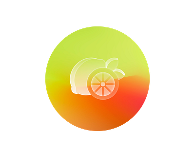 Glass lemon art branding design glass glassmorphic glassmorphism graphic icon icon set illustration illustrator lemon logo translucent ui ux vibrant