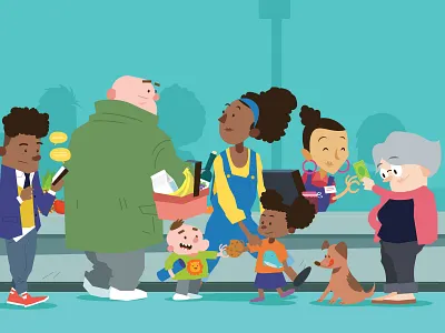 Ziedet?! - E-learning platform illustrations caregiver diversity e learning flat health illustration illustrator non profit platform vector vivo