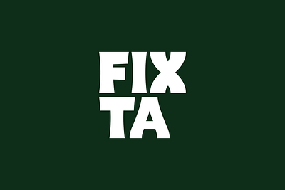 Fixta - Brand Identity Design advertising branding coffee design font design graphicdesign identity logo package packaging