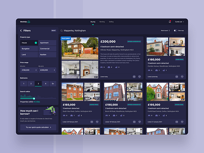 MovinUp: Real Estate App appdesign dashboard flatdesign illustration productdesign property search realestate ui uidesign uxdesign