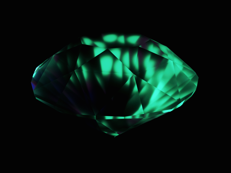 Crystal Animation animation arnoldrender black c4d cinema4d crystal diamond gif glass illustration motion render