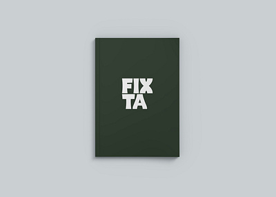 Fixta - Brand Book (P1) advertising branding coffee design font design identity identity design logo packaging typography