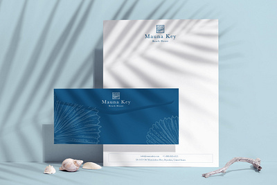 Mauna Key Beach House boutique hotel brand identity branding branding and identity clean concept design hotel branding logodesign minimal