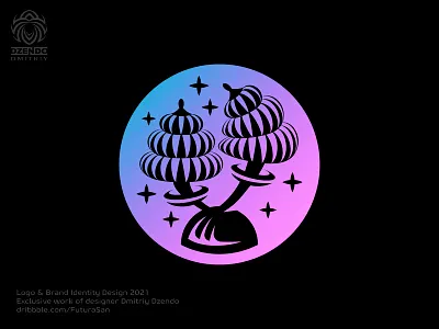 Magic Mushrooms logo beautiful branding design logo magic mushrooms