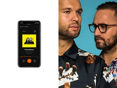 ARTBAT artist button dj electronic festival icons menu music play player player ui popup screen tile typography ui uidesign ux