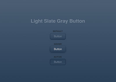 Light Slate Gray Button button button component button design button states buttons codepen css html html css