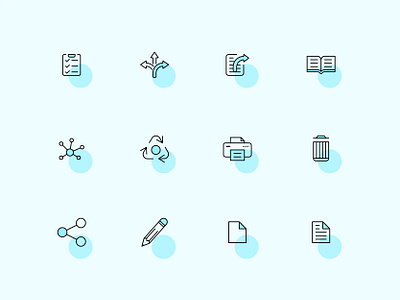 Beautiful Office icon set debut debutshot design ecommerce flat h4k8 hasib homepage icon illustrator line share ui user ux vector web website